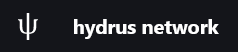 Hydrus Network logo